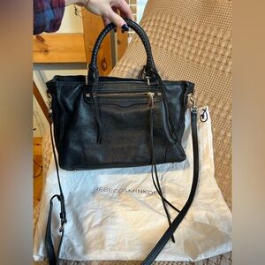Rebecca Minkoff black Regan Satchel